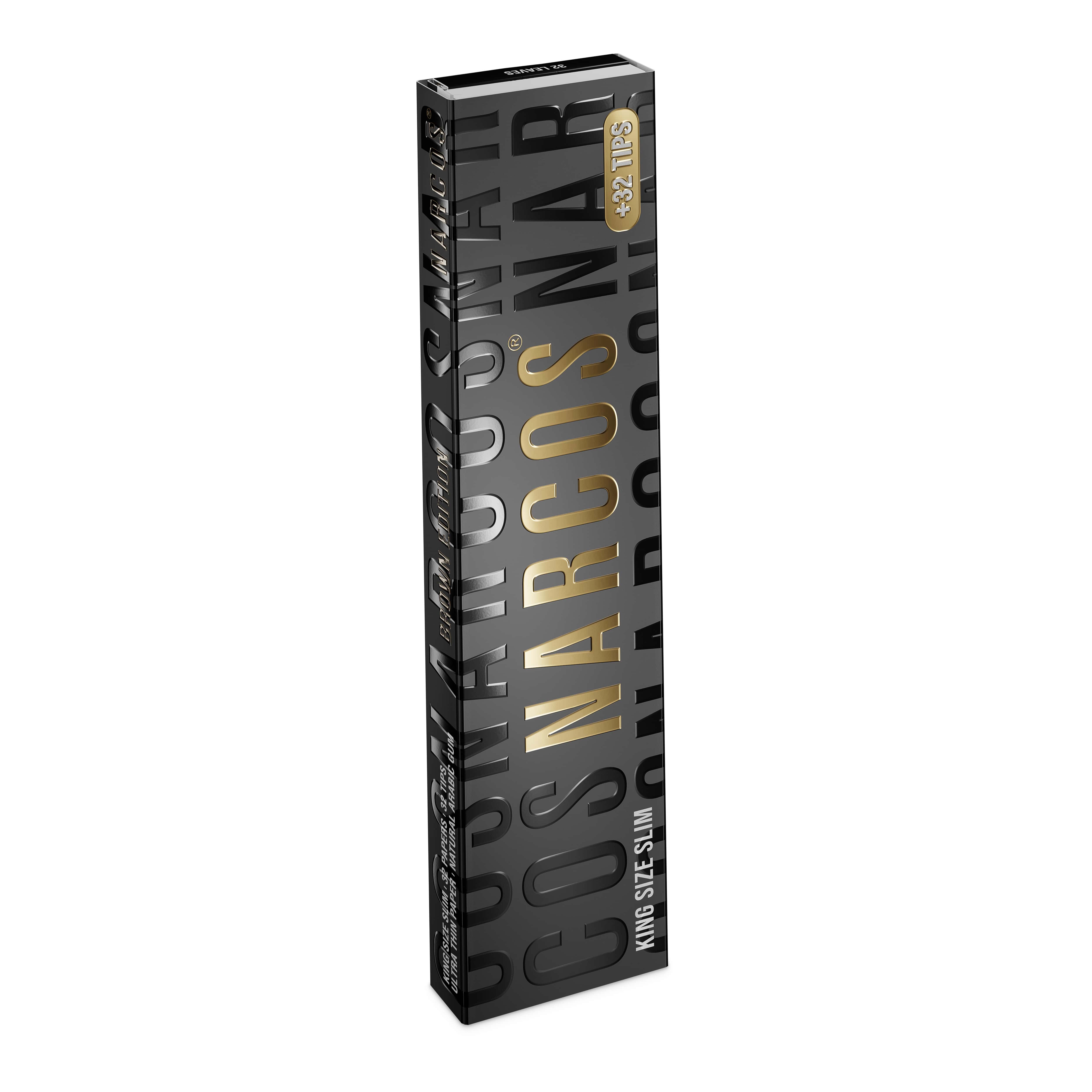 Narcos - Kingsize Slim - mit Tips 32 Hefte à 32 Blatt - Limited Edition 4963
