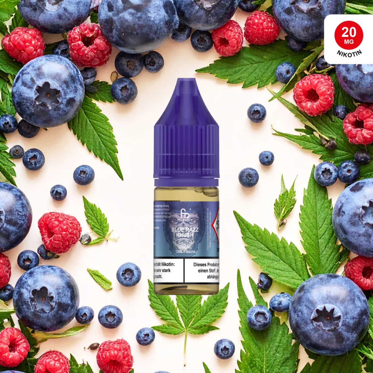 RandM Liquid - 10ml - 20mg/ml - Blue Razz Kush