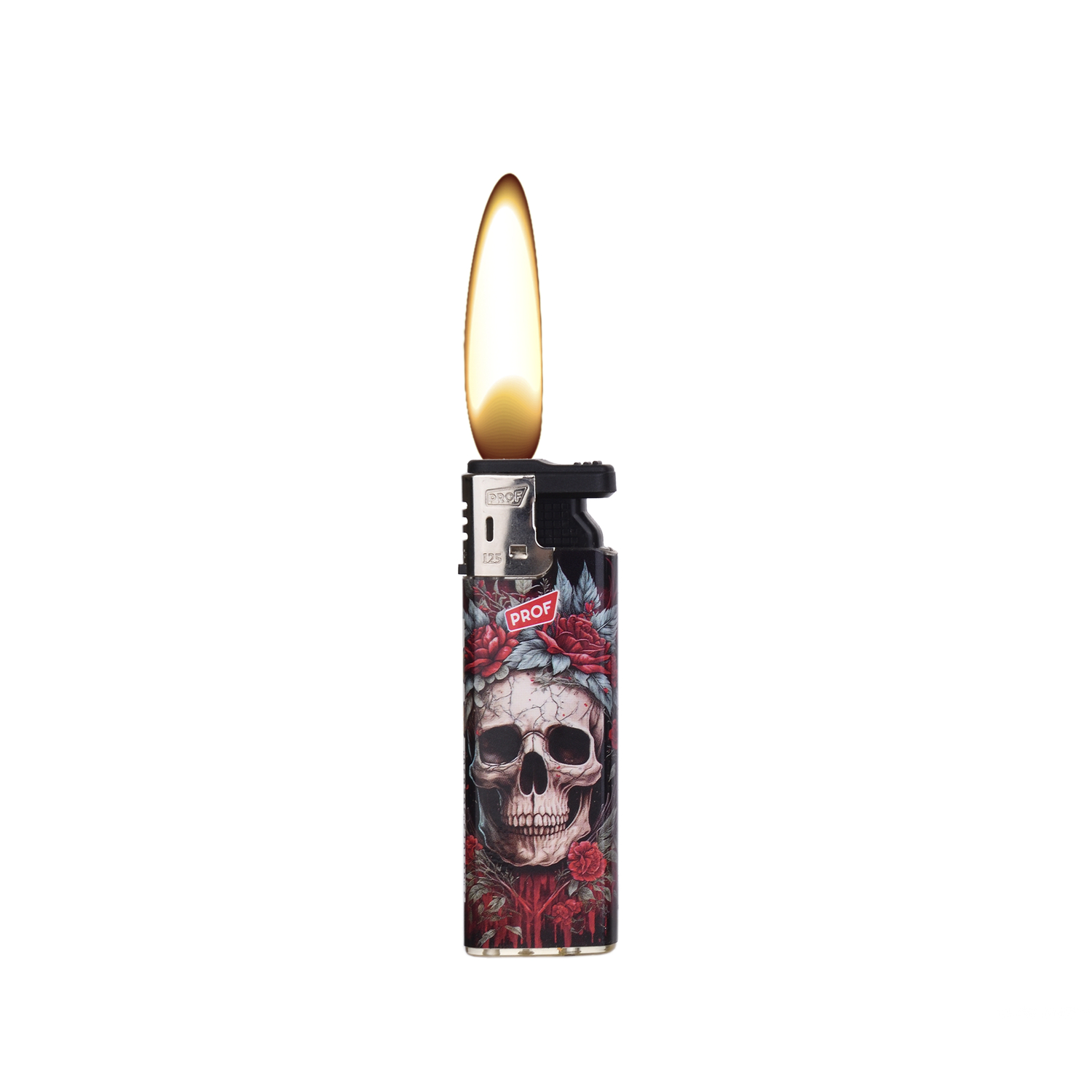 Prof - Feuerzeuge - Skull & Roses