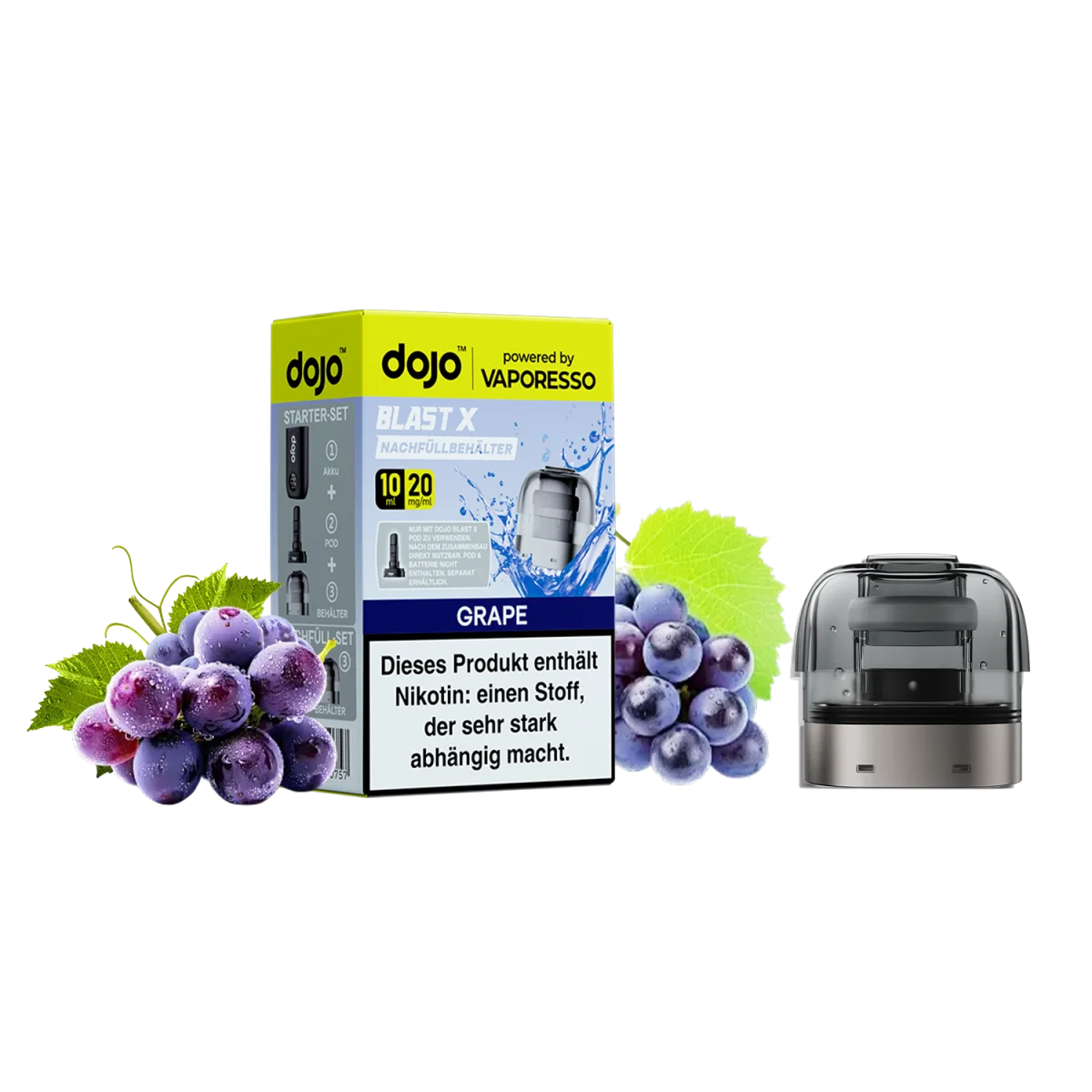 Dojo Blast X - Refill Container 20mg/ml - Grape
