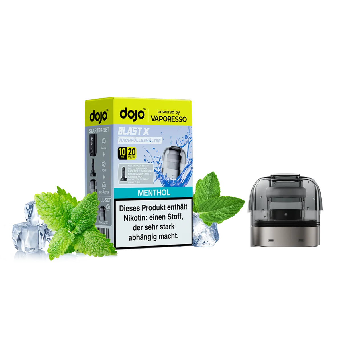 Dojo Blast X - Refill Container 20mg/ml - Menthol