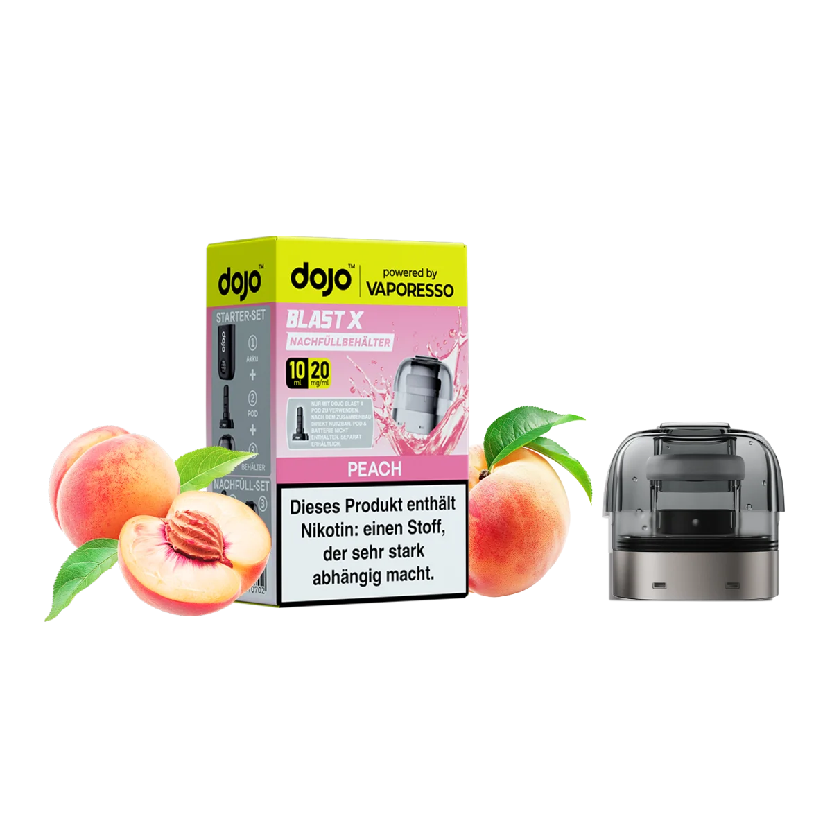 Dojo Blast X - Refill Container 20mg/ml - Peach