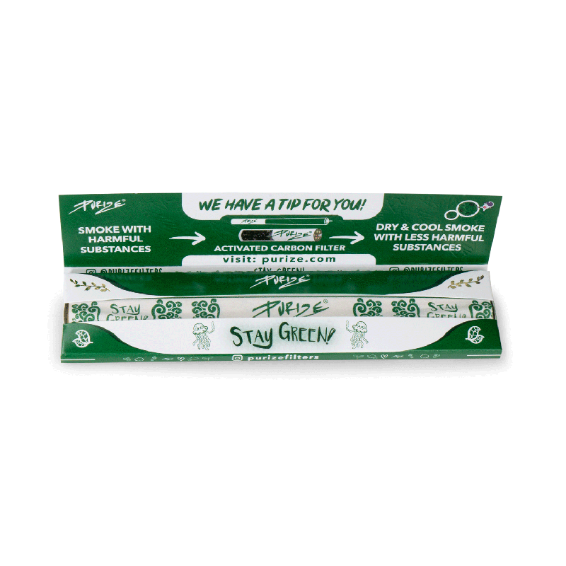 Purize - King Size Slim Green