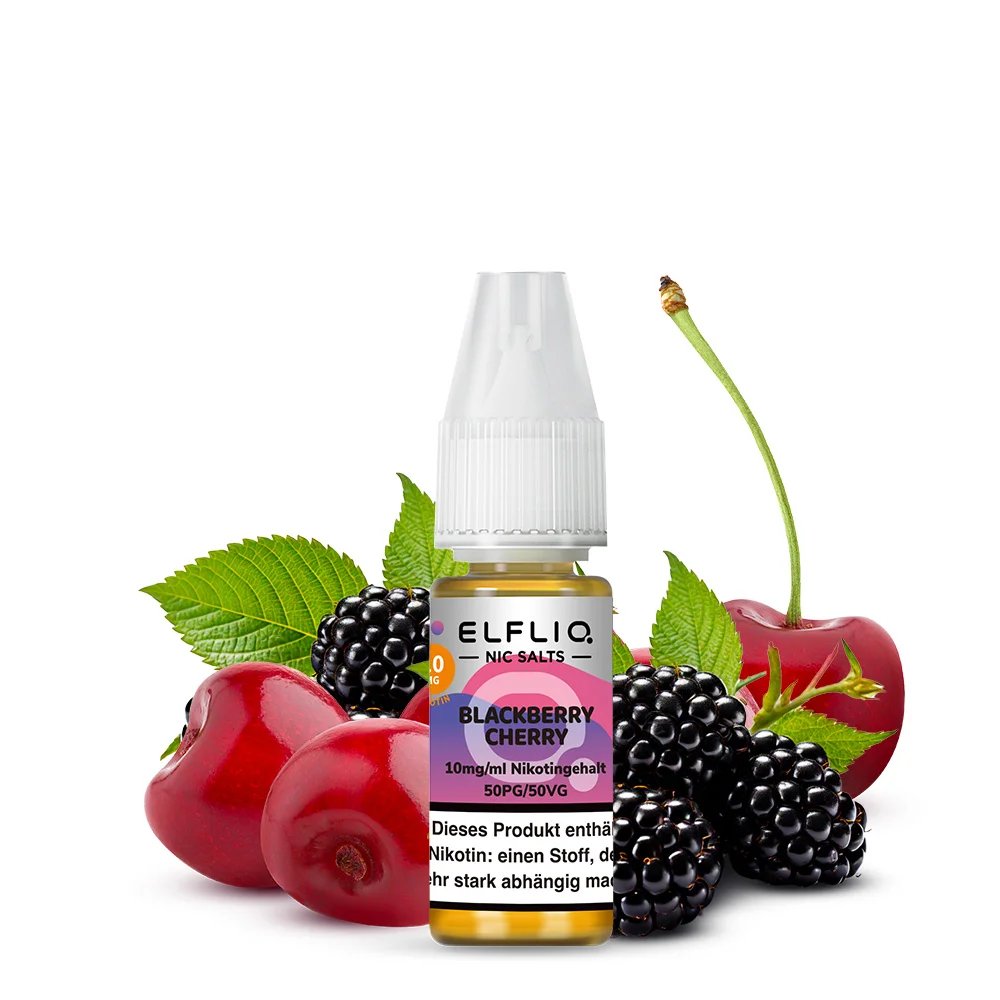 Elfbar Elfliq 10ml - Blackberry Cherry 10mg