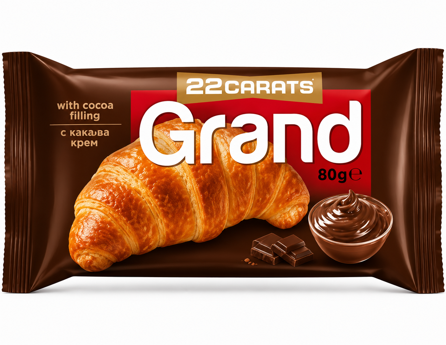 22 Karats - Croissant - Grand Cocoa Creme 80g