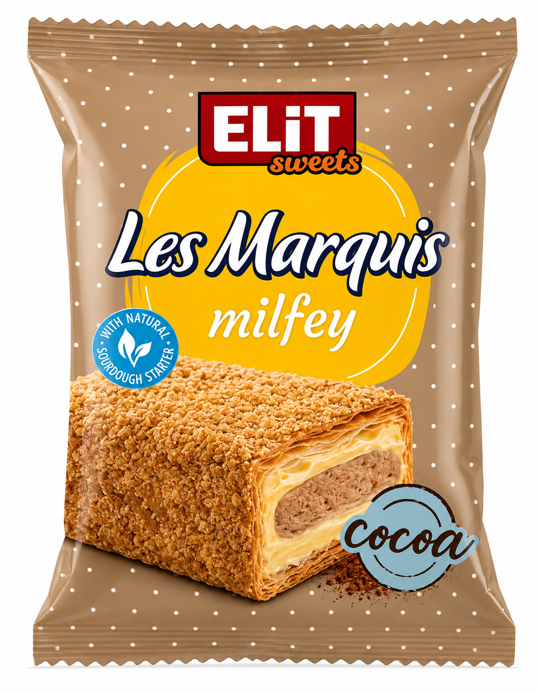 Elit Sweets - Puff Les Marquis Cocoa 72g