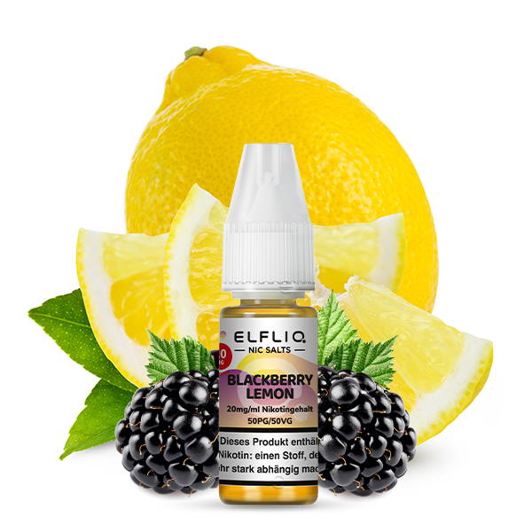 Elfbar Elfliq 10ml - Blackberry Lemon 20mg