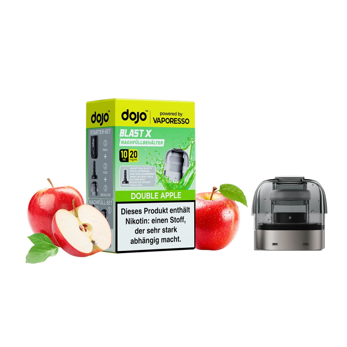 Dojo Blast X - Refill Container 20mg/ml - Double Apple