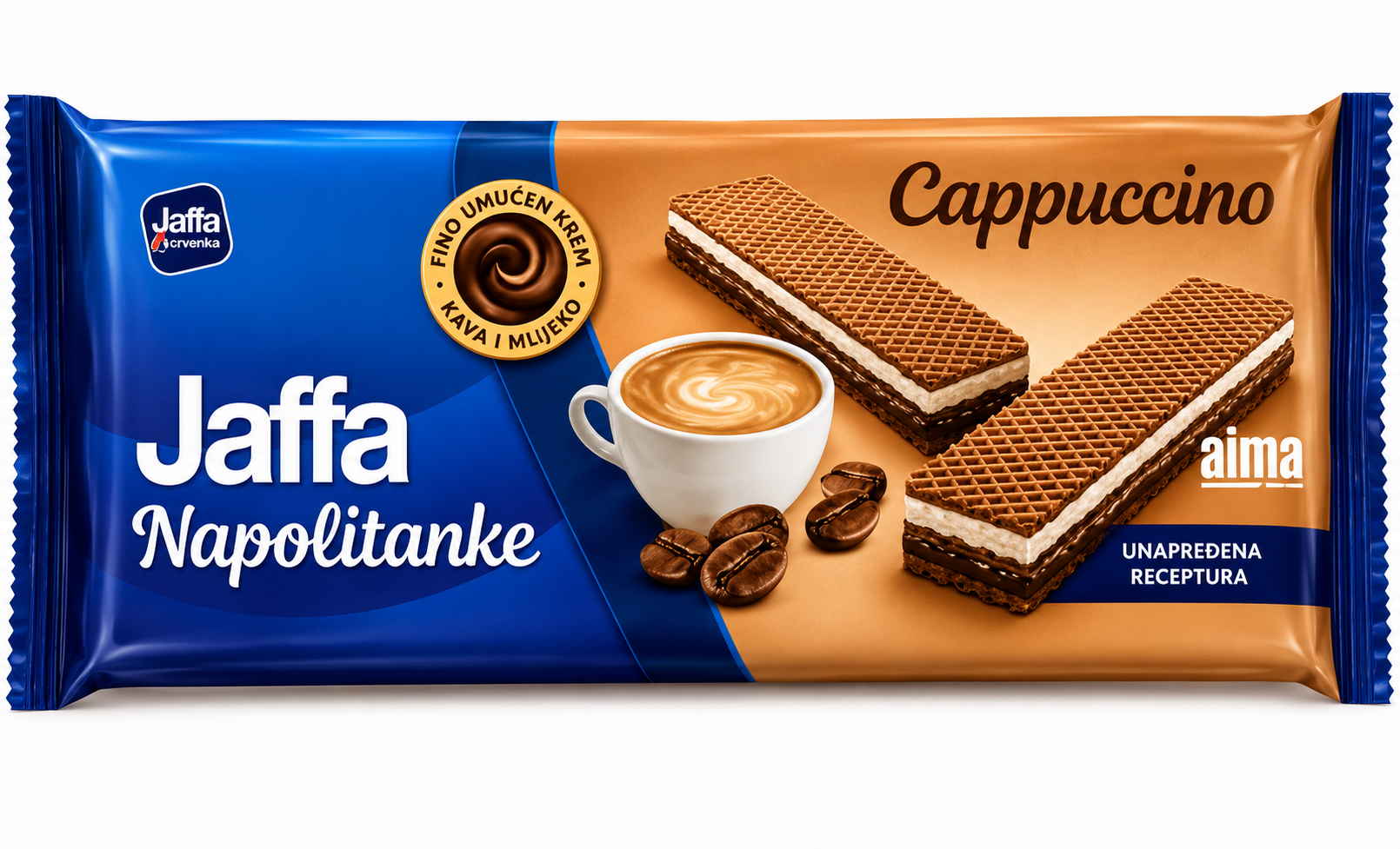 Jaffa - Napolitanke mit Cappuccino Creme 160g
