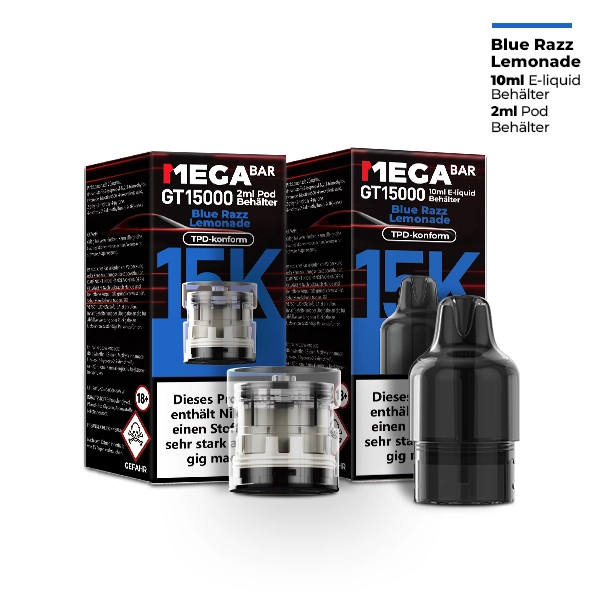 MegaBar - GT15000 - Pod - Blue Razz Lemonade