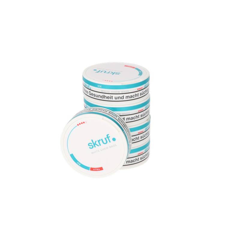 Skruf - White Chew Bag - Xtra Ice - 4 Punkte