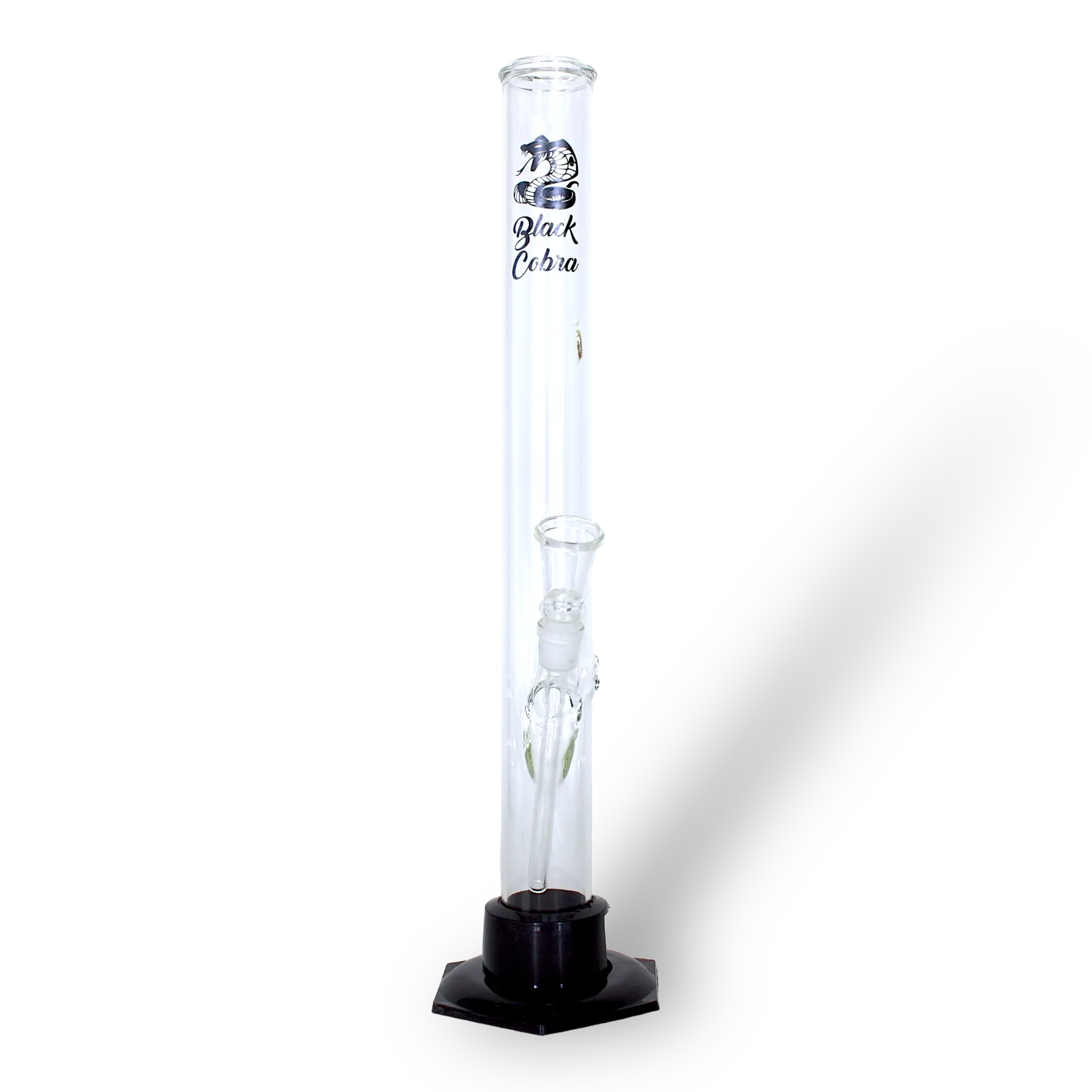 Black Kobra Glas Bong Zyli.mit Plastik Fuï¿½