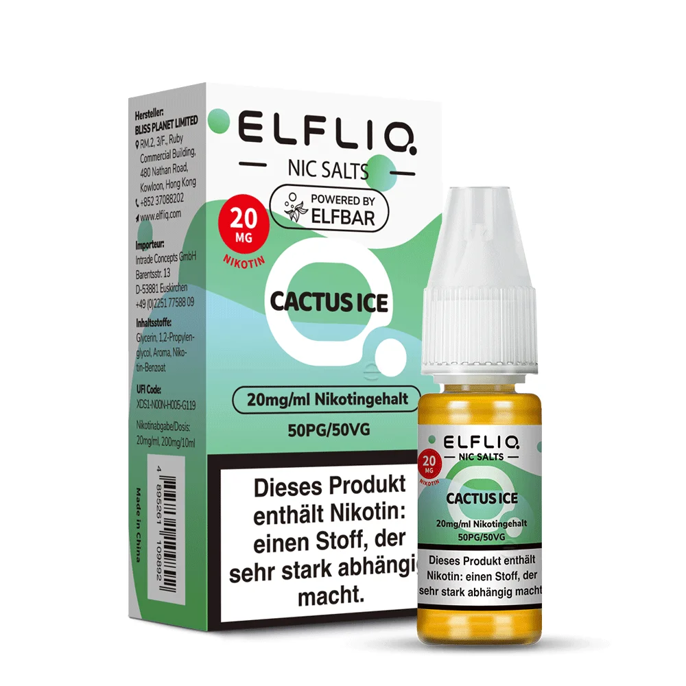 Elfbar Elfliq 10ml - Cactus Ice 20mg