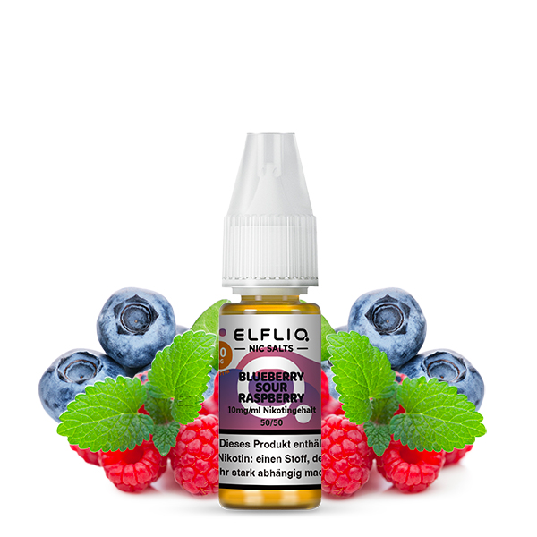 Elfbar Elfliq 10ml - Blueberry Sour Raspberry 10mg