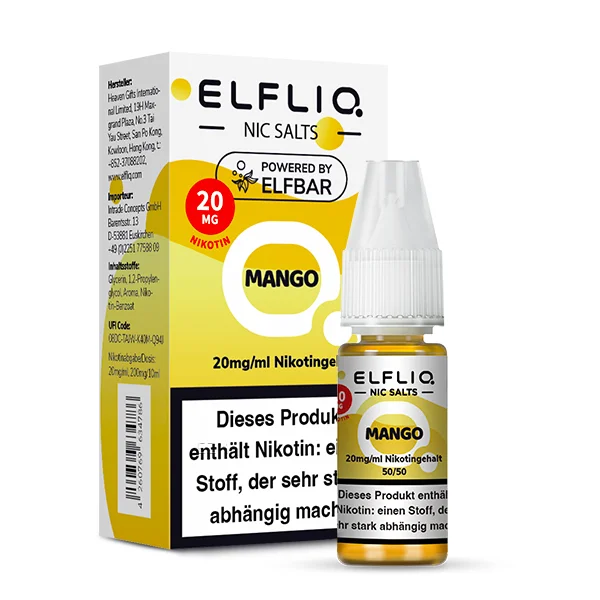 Elfbar Elfliq 10ml - Mango 20mg